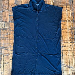 Eileen Fisher Women's Black Midi Dress